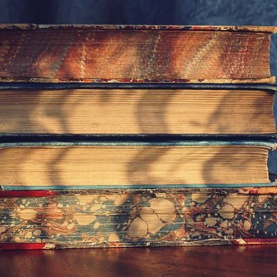 Marbled Cover Vintage Book