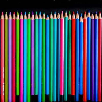 Dark Background Pencil Set